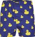 Happy Shorts X Heren Wijde Boxershort Met Binnenbroek Badeendjes Print - Maat XL