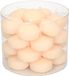 Enlightening Candles 56x Cremewitte drijfkaarsen 5 cm 4 branduren