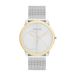 Calvin Klein Twee Hand Quartz Beweging Horloge voor Vrouwen CK Iconische Collectie met Zilver Roestvrij Staal Mesh Armband - 25300014