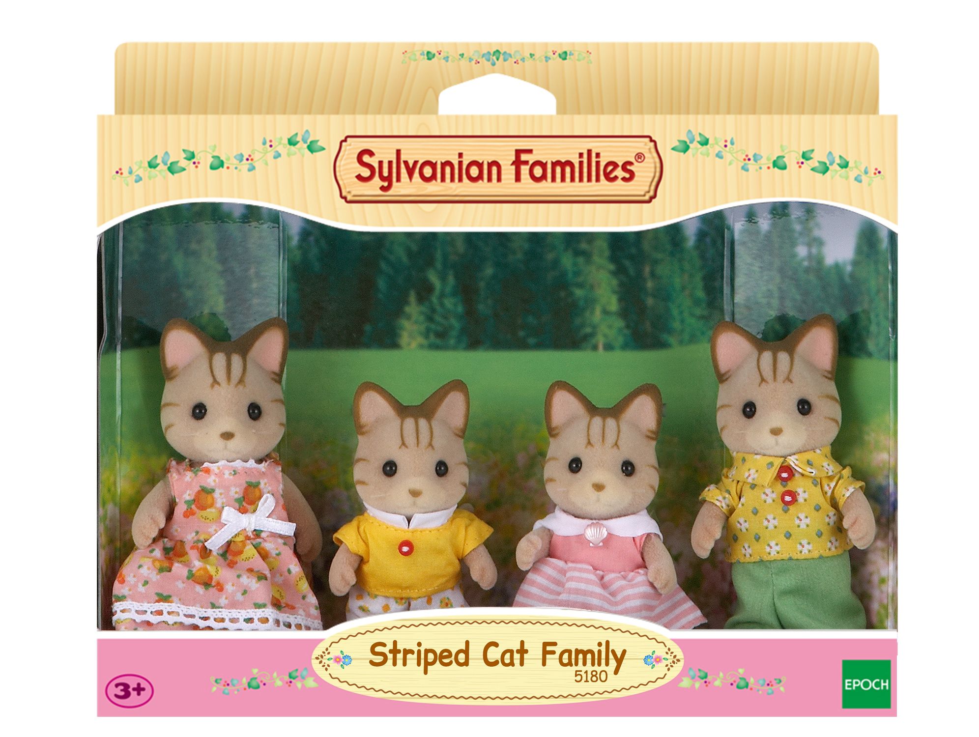 Sylvanian Families Familie Gestreepte Kat - 5180