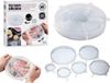 Vintage Coconut Set Covers Siliconen (6 Onderdelen) (3 x 19 x 19 cm)