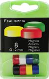Exacompta Doos met 8 magneten F12 - 12mm diameter - Geassorteerd - 11345E