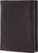 H.I.S Cuir porte-monnaie Wallet Brun foncé