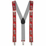 Finidi Tiroler Edelweiss Bretels Oktoberfest Rood