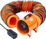 Vevor Bouwventilator 365W AC motor 2810 rpm 1214 L/s (2574 CFM) met 10m slang