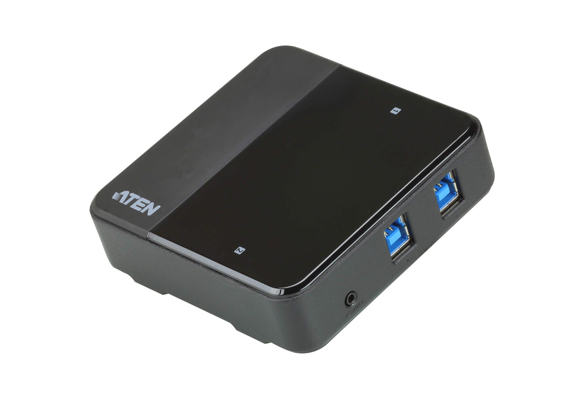 ATEN US3324-AT - USB 3.2 Gen1 switch - 2 x 4 poorten - Zwart
