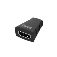 Hama HDMI Adapter - Micro HDMI (Male) to HDMI (Female) - 4K - Black