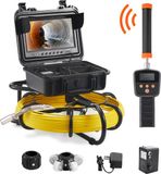 VEVOR Leidinginspectie Camera 50m 9" Endoscoop Camera Leidingcamera Riool Camera Inspectie Camera Leiding 512hz Lokalisatie Apparaat