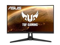 ASUS TUF Gaming VG27WQ1B gebogen gamingmonitor - 27 inch WQHD (2560x1440), 165 Hz (boven 144 Hz), extreem lage bewegingsonscherpte, adaptieve synchronisatie, FreeSync Premium, 1 ms (MPRT), HDR10