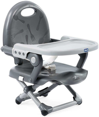 Chicco Pocket Snack Booster High Chair - Grey