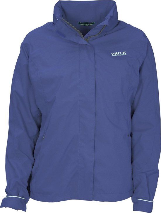 Pro-x Elements Regenjas Melinda Dames Polyester Blauw Maat 48