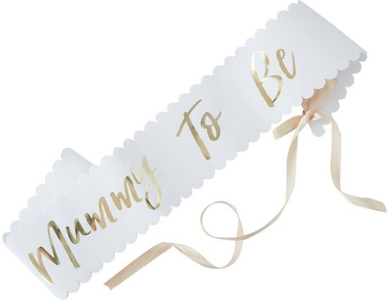 Ginger Ray Sjerp Mummy to be wit - babyshower