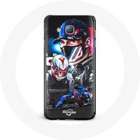 Maniacase Etui voor Samsung Galaxy J3 Formule 1 Esteban Ocon F1 coureur