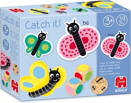 Goula Catch it! Butterflies - Educatief Dobbelspel - Vanaf 3 Jaar