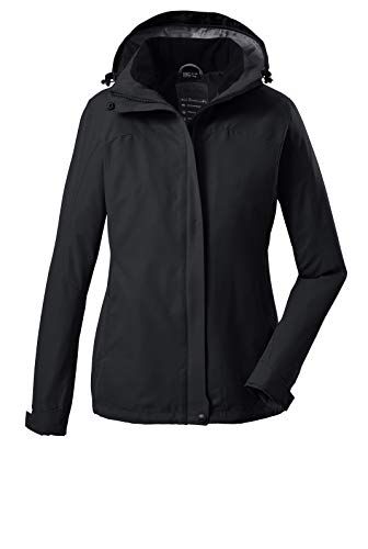 killtec Dames Inkele functionele jas met afritsbare capuchon