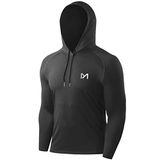 MEETYOO Sportshirt Heren Ademend Hardloopshirt Lange Mouw Fitness Gym