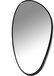 Serax Spiegel Type D Zwart Ovaal Staal 49x23 cm