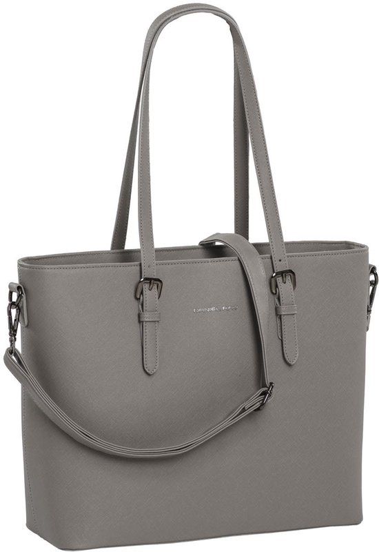 Daniel Ray Lithgow Shopper Laptoptas tot 15.6 inch - Lichtgrijs