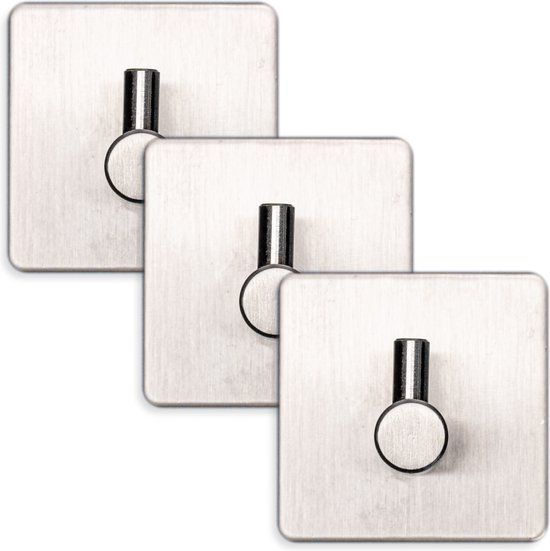 EAVY Handdoekhaakjes Zelfklevend - Set van 3