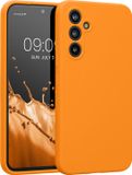 kwmobile telefoonhoesje geschikt voor Samsung Galaxy A54 5G - TPU backcover met siliconen coating - Smartphone case in fruitig oranje