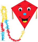 Wolkensturmer Kindervlieger Eddy Smile Red 1173 Rood 75 x 75 cm