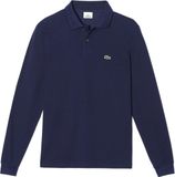 Lacoste 1hp2 Men Long Sleeved Best Polo Polo Shirt Dark Blue Size S