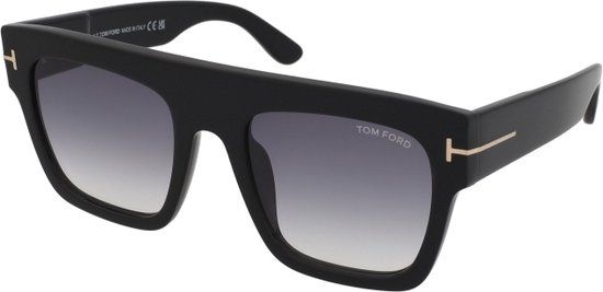 Tom Ford Renee FT0847 01B Zonnebril - Zwart - Grijs - Dames