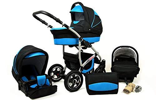 Lux4Kids 3 in 1 Combi kinderwagen Kinderwagen Complete Set met autostoel Isofix Larmax