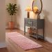 Safavieh Polar Shag Collection PSG800P Solid Glam loper, extra dik, 7,6 x 2,4 m, lichtroze