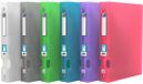 Oxford Ringband HAWAI A4 4-rings mechaniek, Blauw;Grijs;Doorschijnend;Roze;Paars;Groen