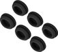 Markenlos Siliconen Gatpluggen - Afsluitdoppen Rubber - Afscherming Kabeldoorvoer - Hoge Elasticiteit - 16 mm Diameter - Zwart