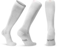 DANISH ENDURANCE Compressiekousen Dames & Heren - biologisch katoen - 14-18 mmHg - Wit - 1 paar - Maat 39-42