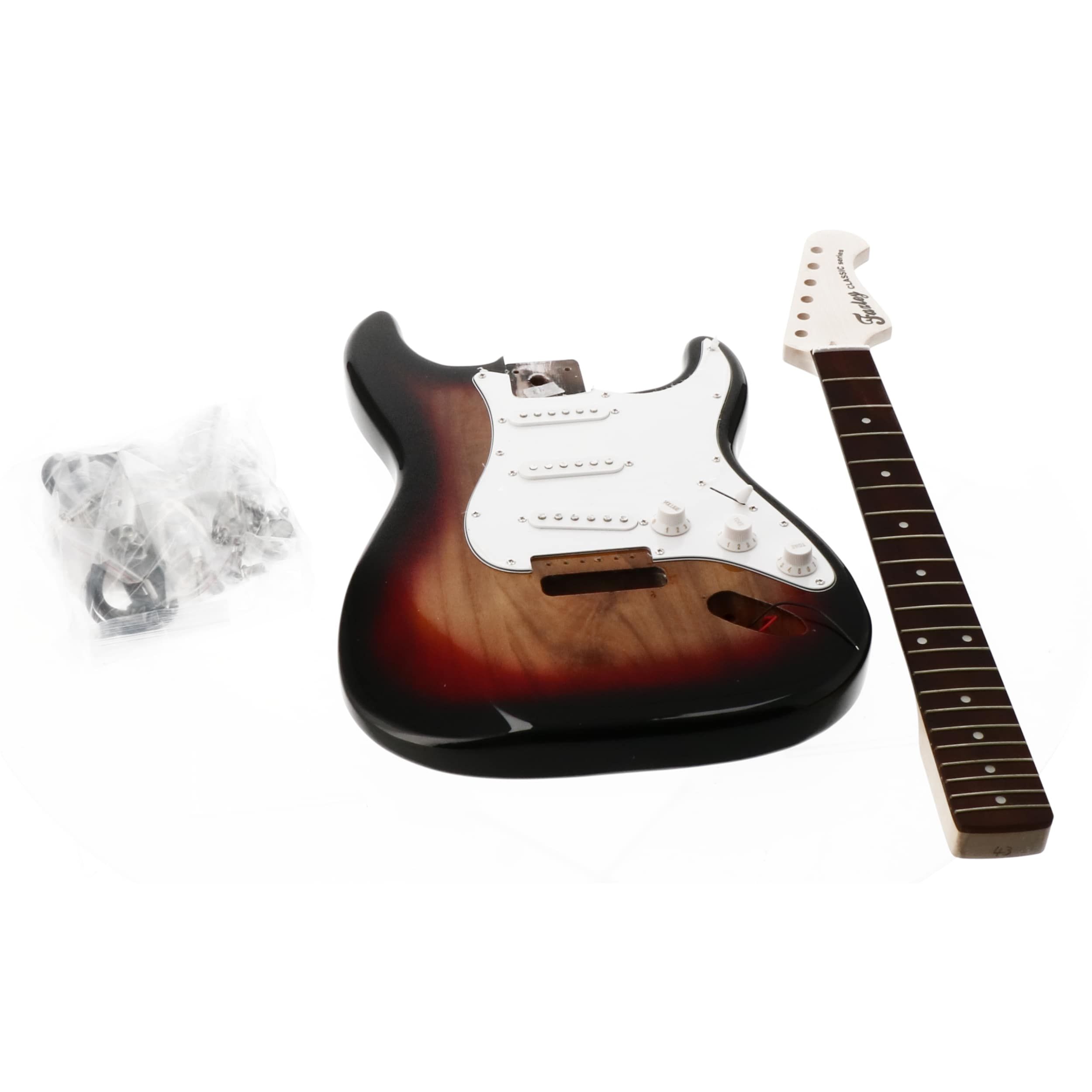 Fazley FST-DIY 3-Color Sunburst elektrische gitaar bouwpakket