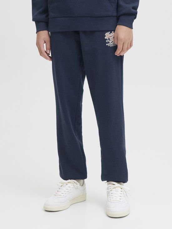 JACK&JONES JPSTELOGO SWEATPANTS 2COL 25/26 NOOS JNR Jongens Broek 176 Katoen/Polyester Sky Captain