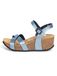 Bayton Sandaal 'Venus' blauw