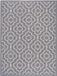 Safavieh Trellis Indoor/Outdoor Geweven Vloerkleed, Courtyard collectie, CY6926, in Antraciet & Beige, 122 X 170 cm