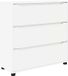 vidaXL Opbergkast 80 x 31 x 81 cm Bewerkt Hout Wit