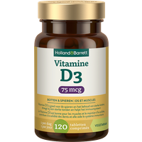 Holland & Barrett Vitamine D3 75mcg - 120 tabletten