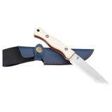 Øyo Oyo Svalbard Knife W/ Leather Sheath, couteau, blanc