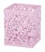 RICOO B003-P Pennenhouder, bureau-organizer, metalen bureau-organizer, ruimtebesparende kantoororganisatie, pennenbeker, penhouder, roze