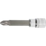 KS Tools 918.1689 1/2" CHROMEplus Bit-dopsleutel, lang, PZ2