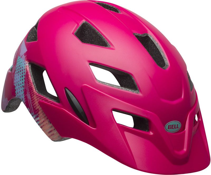 Bell Sidetrack Fietshelm Kinderen roze/rood