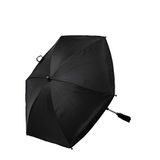 Bambisol Parasol, universele kinderwagen, UV-bescherming, UPF 50+, dubbele gewrichten, zwart BE