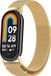 By Qubix Qubix Milanese Band Goud Geschikt voor Xiaomi Smart Band 8 / 9 / 10