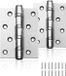 Holland Connections Charnières de porte 100mm Heavy Duty - Pour portes en bois - 1 paire - Inox
