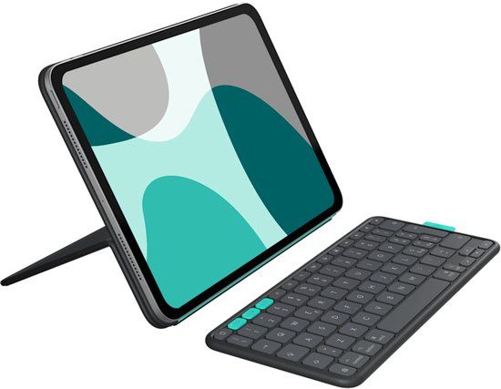 Logitech Flip Folio QWERTY Italiaans Bluetooth Grafiet
