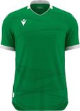Macron Wyvern Eco Chemise Manches Courtes Homme - Vert / Blanc | Taille : S