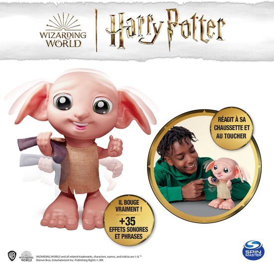 Spin Master Wizarding World Harry Potter Magical Dobby Interactive Elf-pop