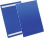 DURABLE Zelfklevende etikethouder, blauw, 50 stuks