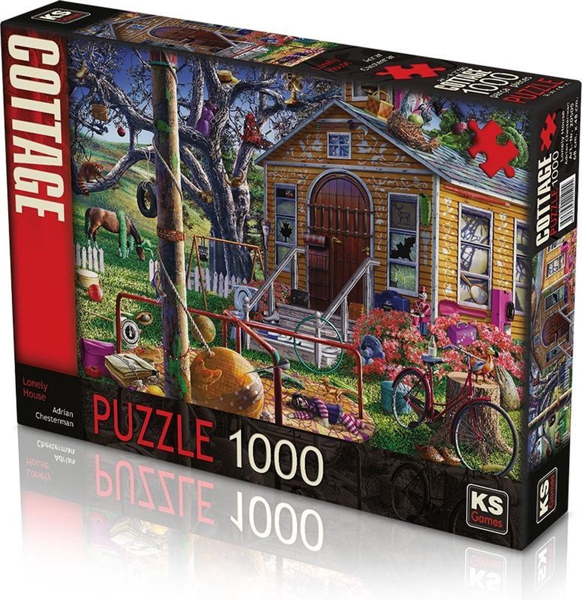 KS Games Lonely House Puzzel 1000 Stukjes